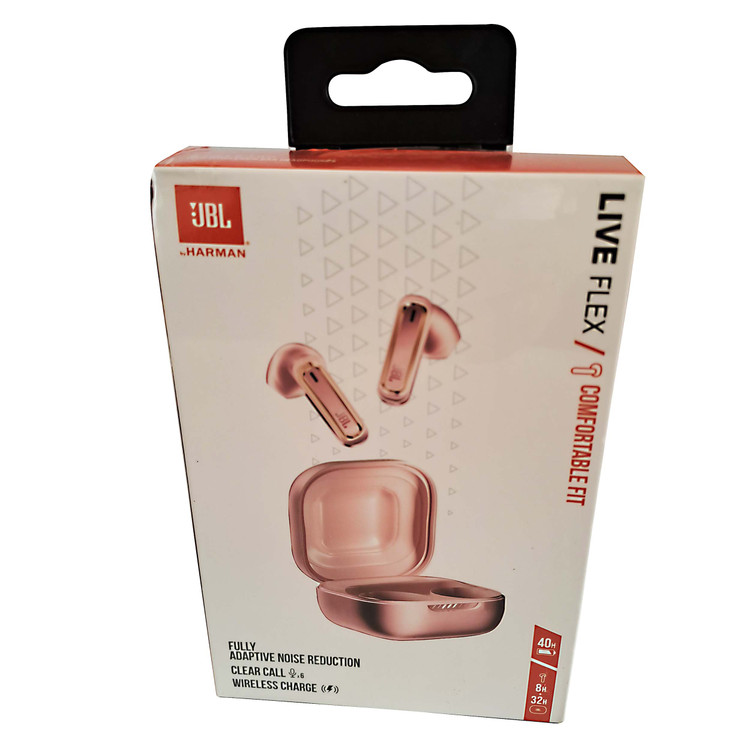 ایرپاد بلوتوثی برند JBL مدل LIVE FLEX | دارای نویز کنسلینگ| ضد تعریق و باران| سازگار با ایفون و اندروید