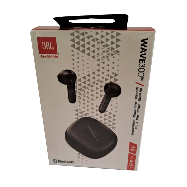 ایرپاد بلوتوثی برند JBL مدل WAVE 300 | دارای نویز کنسلینگ | ضد تعریق و باران | سازگار با ایفون و اندروید