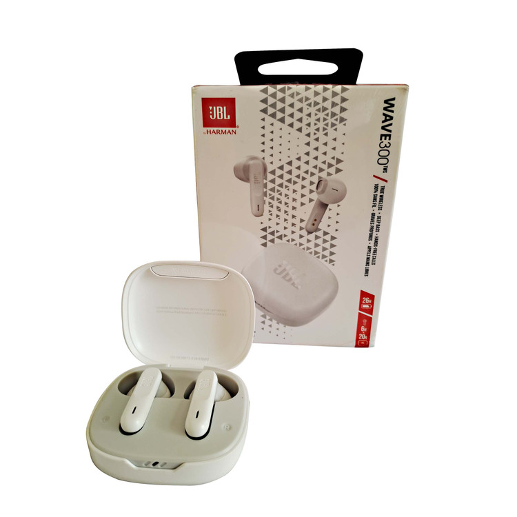 ایرپاد بلوتوثی برند JBL مدل WAVE 300 | دارای نویز کنسلینگ | ضد تعریق و باران | سازگار با ایفون و اندروید