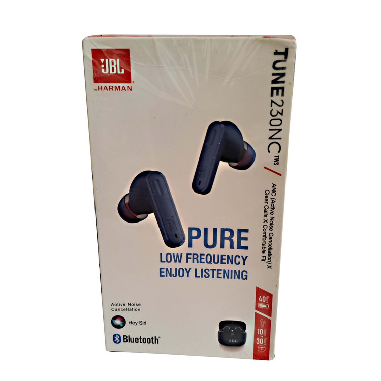 ایرپاد بلوتوثی برند JBL مدل TUNE 230NC | دارای نویز کنسلینگ | ضد تعریق و باران | سازگار با ایفون و اندروید