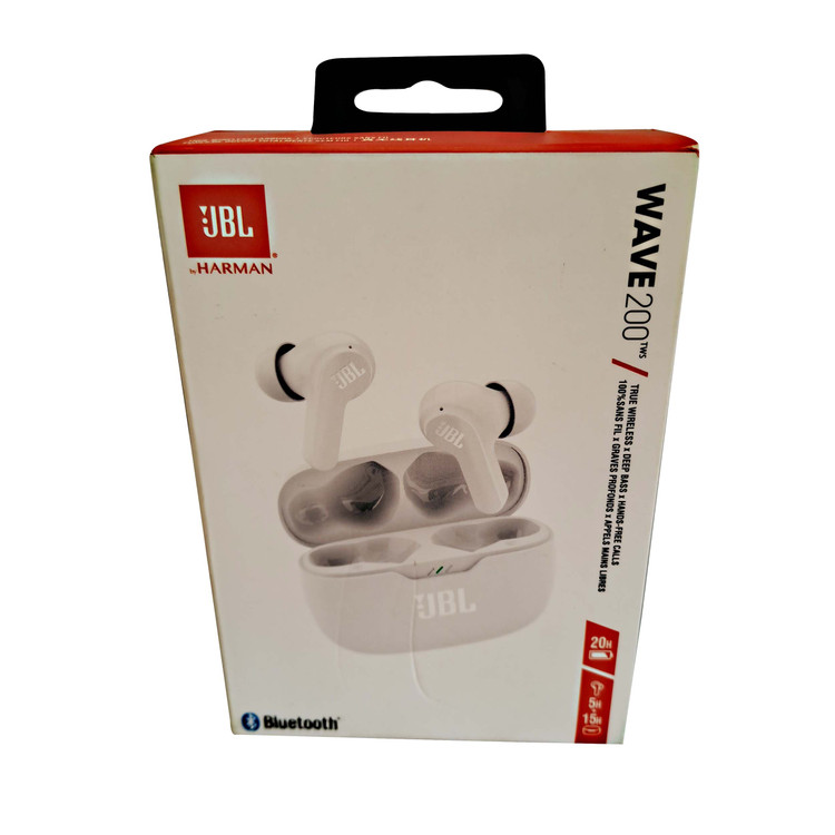 ایرپاد بلوتوثی برند JBL مدل WAVE200 |ضد تعریق و ضد باران| سازگار با ایفون و اندروید