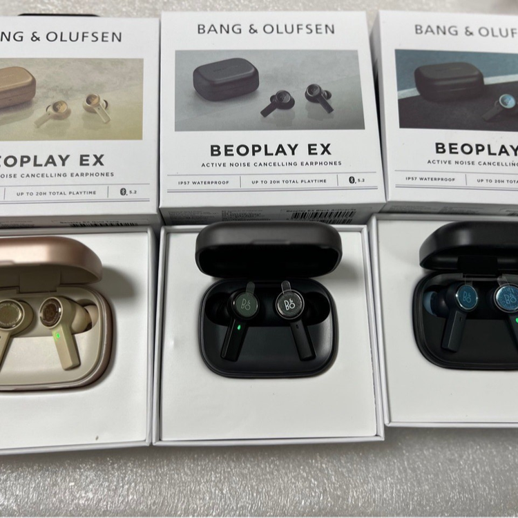 ایرپاد بلوتوثی برند بنگ اند آلفسن (Bang & Olufsen) مدل Beoplay EX | ضد تعریق و باران | دارای نویز کنسلینگ | سازگار با ایفون و اندروید