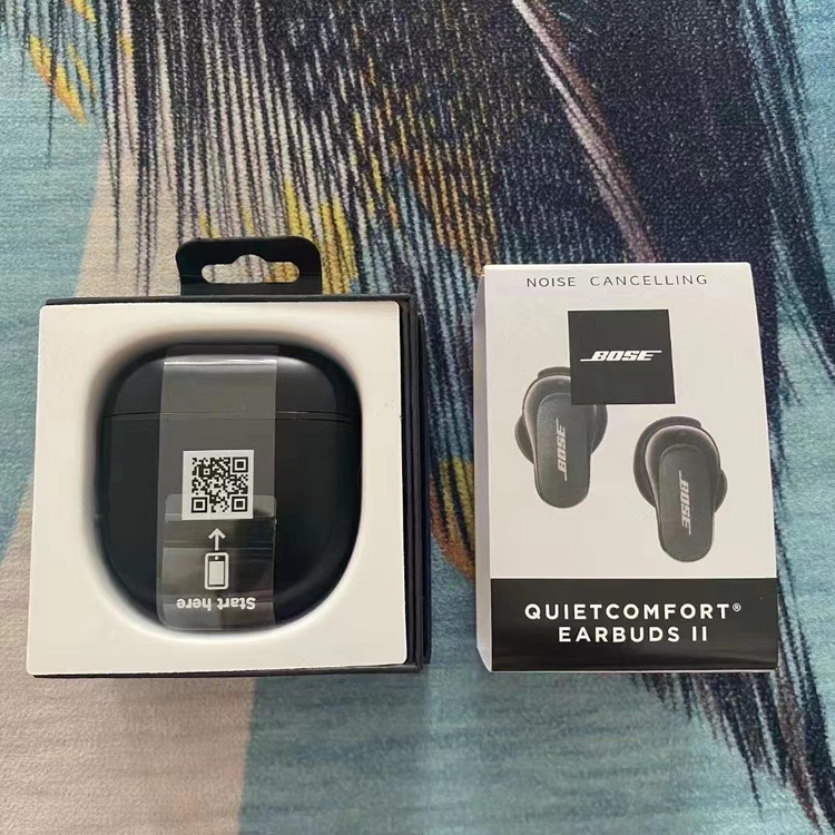 ایرپاد بلوتوثی برند BOSE مدل QuietComfort II | دارای نویز کنسلینگ | سازگار با ایفون و اندروید