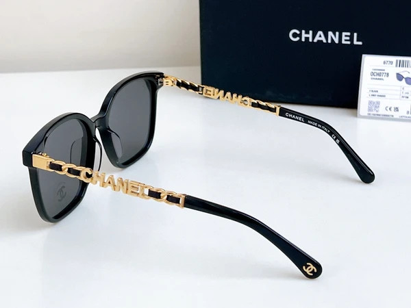 عینک آفتابی زنانه برند شنل ( CHANEL ) مدل CH0778 | ساخت کشور چین (OEM BY CHINA)
